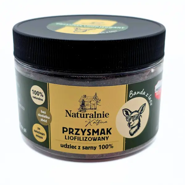 LIOFILIZOWANY UDZIEC Z SARNY 100% 50G  '' Banda z Lasu ''